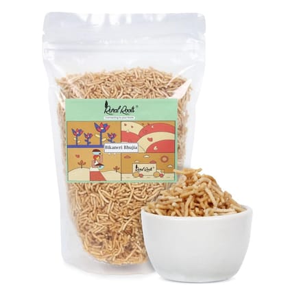Rural Roots Authentic Bhujia (200g) | Handmade Namkeen Snack | Traditional Recipe | Crispy & Spicy Flavor | Perfect Tea-Time Treat | Made in India
