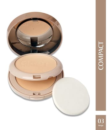 Glam21 2in1 High Definition Compact Powder Longlasting Matte Finish 20g Shade-03