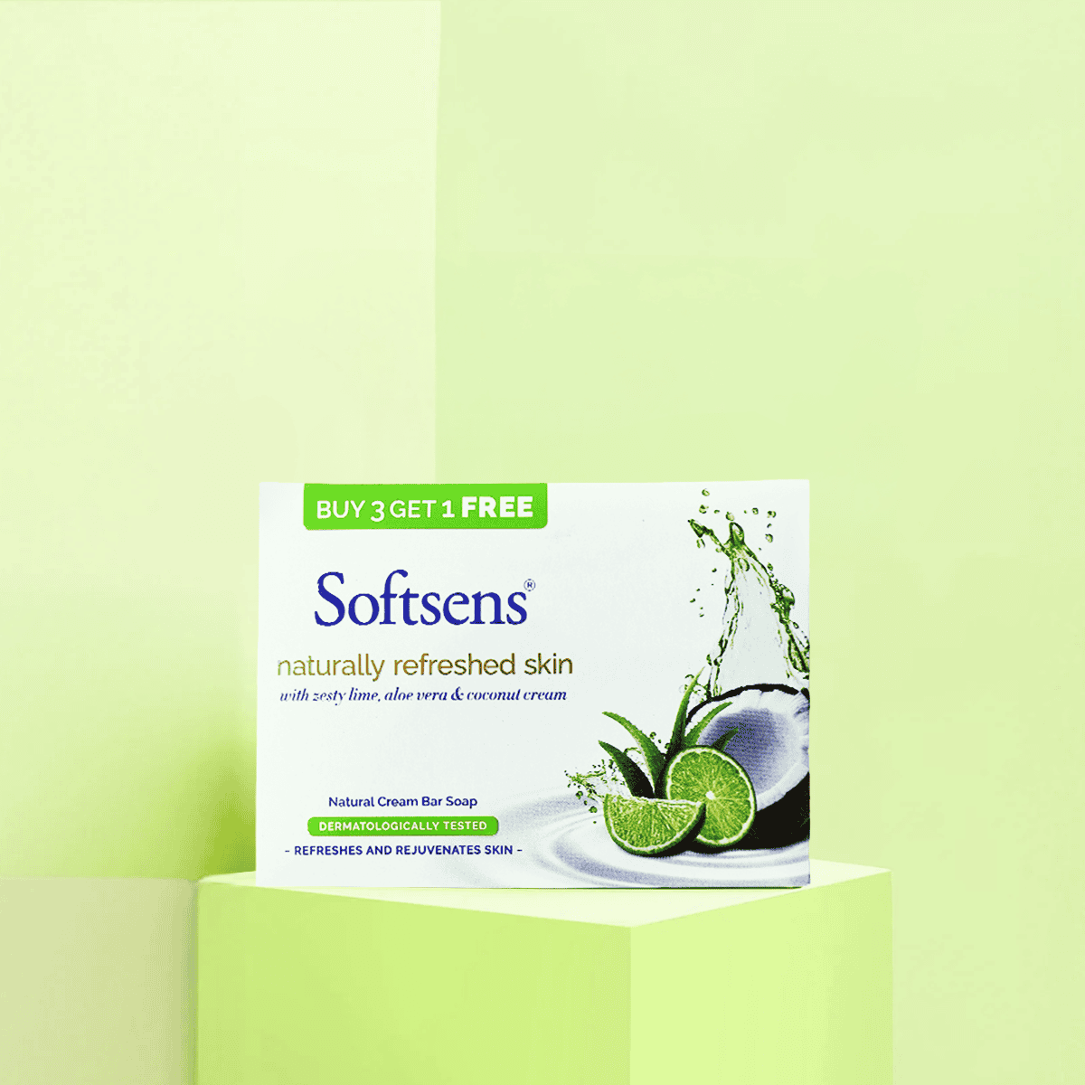 Naturally Refreshed Skin Cream Bar Soap (100g x4Multipack) Naturally Refreshed Skin Cream Bar Soap (100g x4Multipack) - Pack of 3