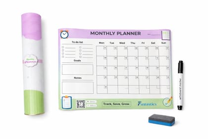 Fintastics Magnetic Monthly Sheet Planner