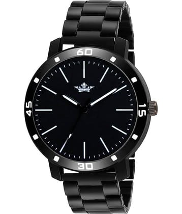Lorem Black Metal Analog Men's Watch