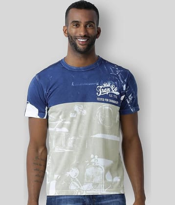 Huetrap Pack of 1 Cotton Regular Fit Men's T-Shirt ( White )