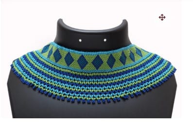Sahaj Classic Series Paati Bead Work Choker