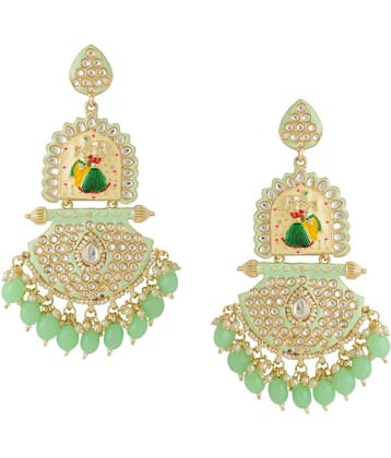 VIRAASI - Multicolor Chandelier Earrings ( Pack of 1 )