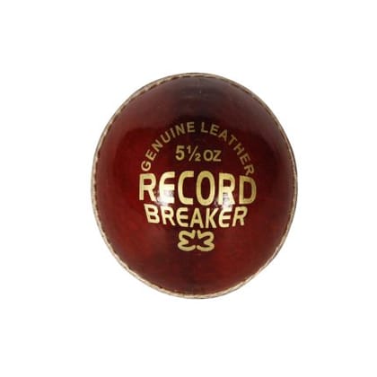 Aver Record Breaker Cricket Leather Ball