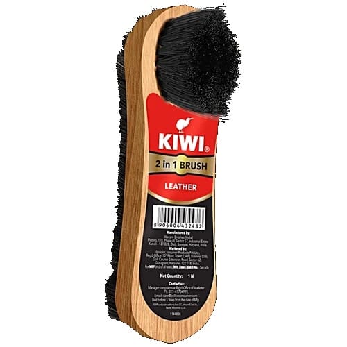Kiwi Leather 2 In 1 Brush, 1 pc
