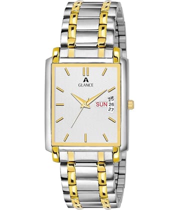 Aglance - Multicolor Metal Analog Men's Watch