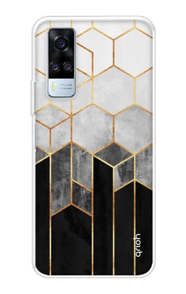Hexagonal Pattern Soft Cover for Vivo Y51A