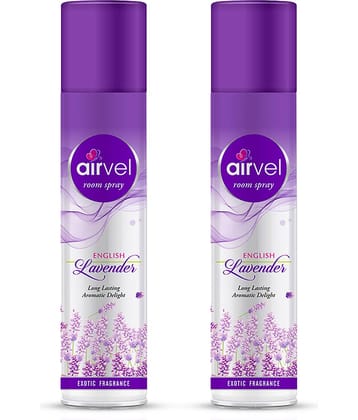 Airvel Lavender Fragrance Room Spray Air Freshener for Home, Bathroom and Car 217ml ( Pack of 2 )