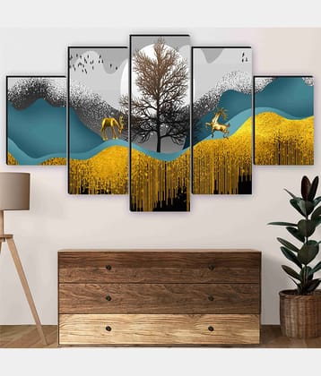 Saf Landscape Painting Without Frame