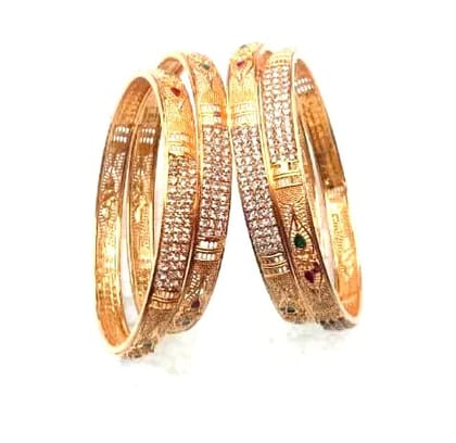 Elegant One Gram Gold Bangles Set