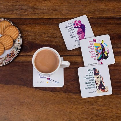 Faces Of Power Coasters Set