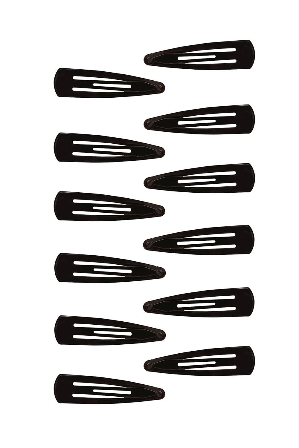 Premium Tic Tac Hair Pins Black-MFACLPLV11BLK