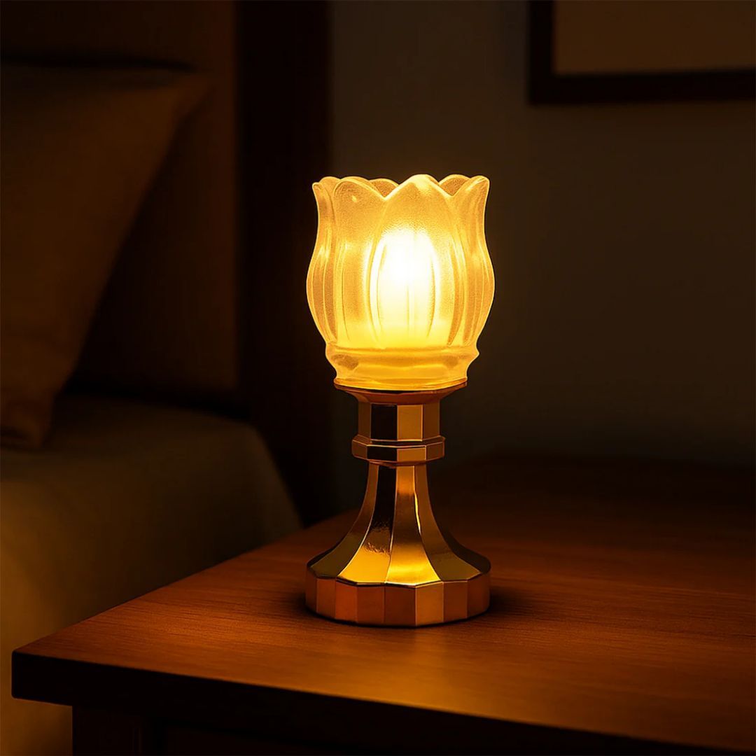 Premium Lotus Shaped LED Decorative LampStand