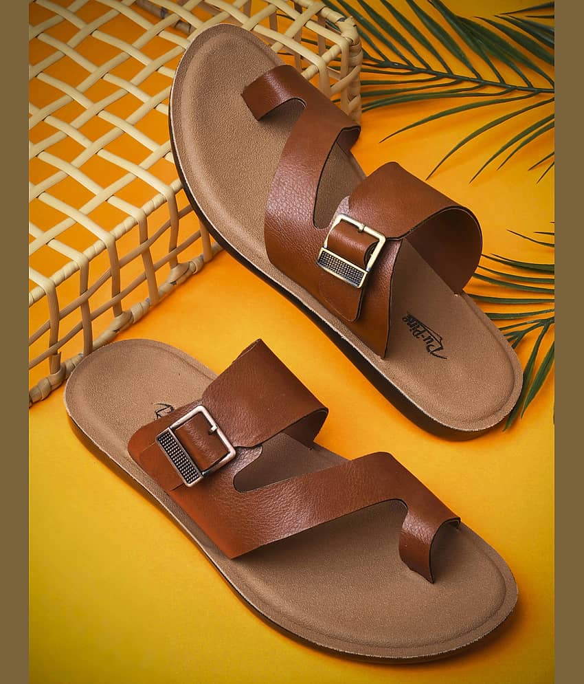 PUPINE - Brown Men's Sandals