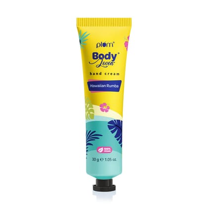 Plum BodyLovin' Hawaiian Rumba Hand Cream | Ultra Moisturizing With Shea Butter | Non-Greasy & Lightweight | Fresh Tropical Aqua Fragrance | Travel Friendly Plum BodyLovin' Hawaiian Rumba Hand Cream | Ultra Moisturizing With Shea Butter | Non-Greasy & Li