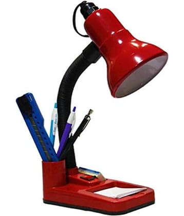 ZESTRUM Red Torchiere Table Lamp ( Pack of 1 )