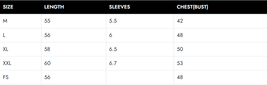 Size Guide