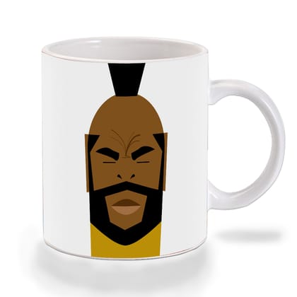 Multicolor Mr T Art Ceramic Mug