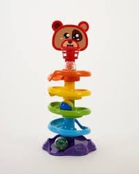 The All New JoyMates Ramp Roll, Ball Drop and Roll Swirling Tower for Toddler|3 Puzzle Rattle Balls Non Toxic Material| StackToy for Kids Ages 3+: Interactive Fun Excitement (Roll Ball for Kids)