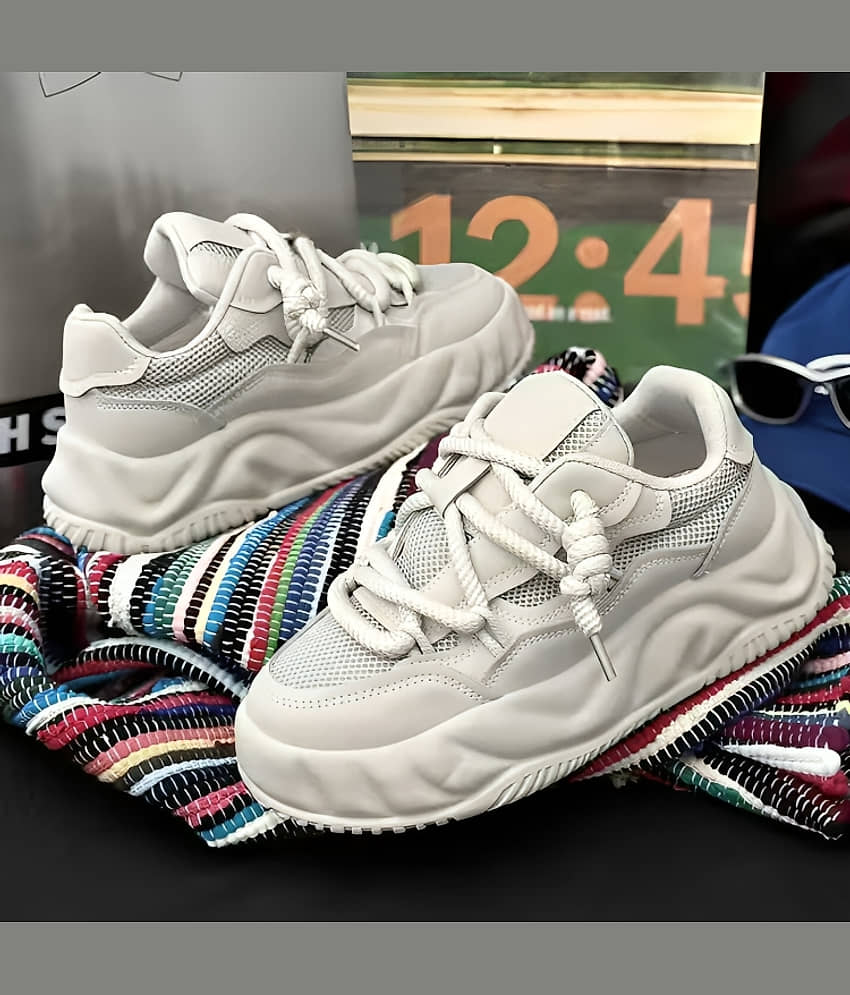 Akiko VIDESTEP Beige Men's Sneakers