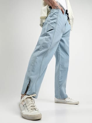 Straight-Fit Denim Jeans