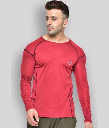 Chkokko - Polyester Regular Fit Dark Green Men's Sports T-Shirt ( Pack of 1 )