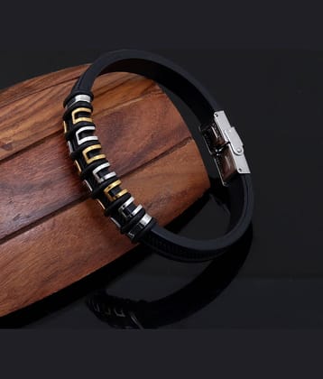 Thrillz Black Bracelet ( Pack of 1 )