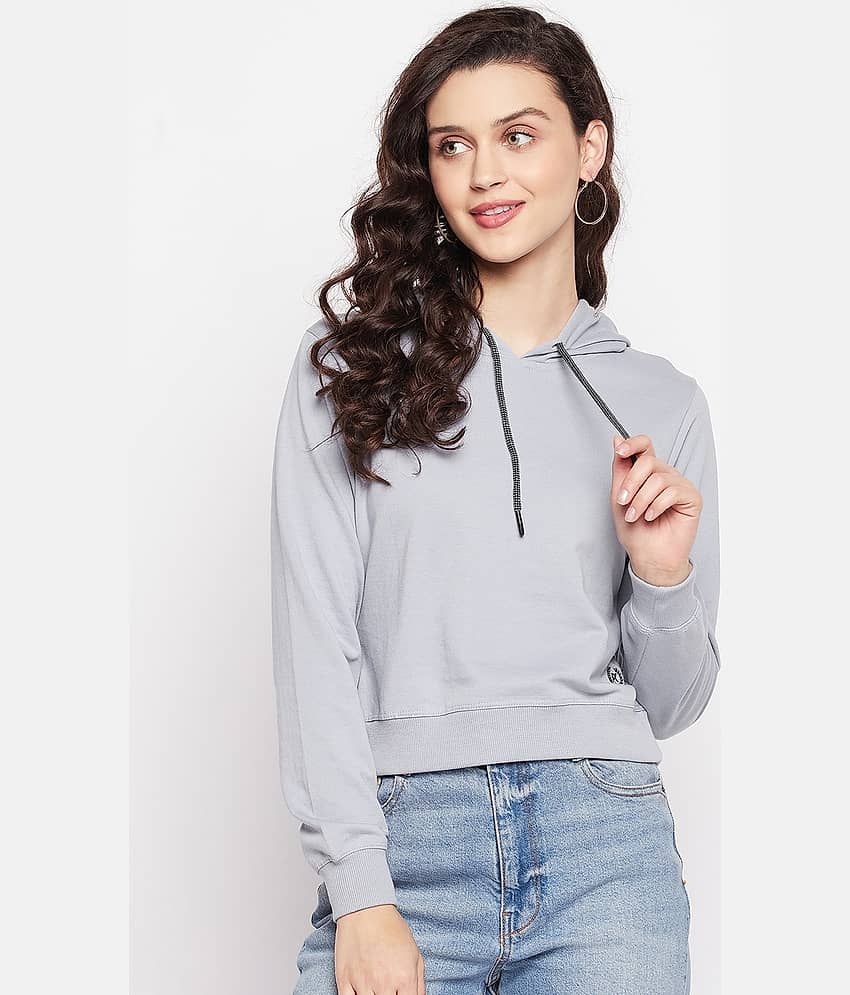 First Krush Cotton Blue Hooded Sweatshirt