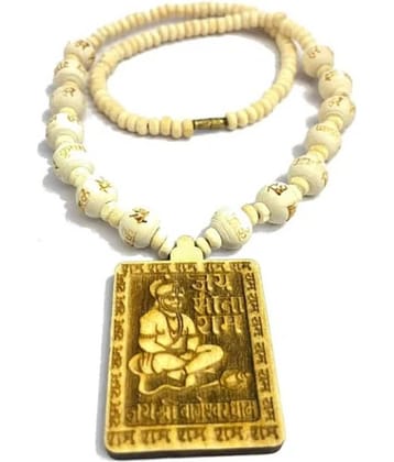 DvR ClicK Pooja Mala Tulsi Mala With Hanuman Locket ( Pack of 1 )