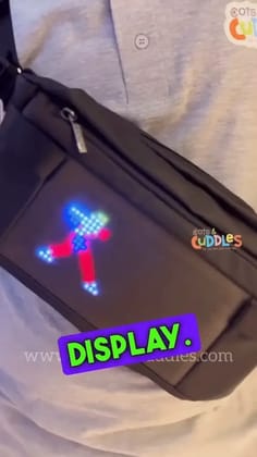 Premium Bluetooth Crossbody Waist Bag with LED Display - Stay Connected, Stay Trendy (PREPAID ONLY)