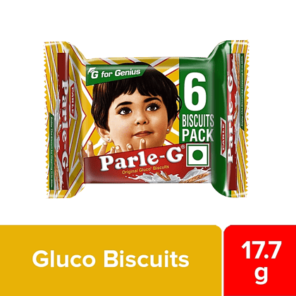 Parle Premium Original Glucose Biscuits - Parle-G, 17.7 G Pouch