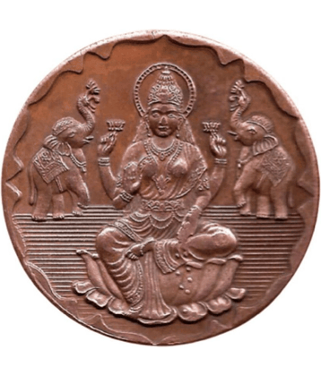 skonline - GODDESS LAXMI DEVI EAST I. CO.BIG 45 GM 1 Numismatic Coins