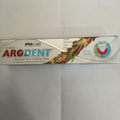 Arodent Ayurvedic gum & dental paste with Lavang neem +14 ayurvedic ingredients 