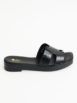 Delco Muse Comfort Flats-38 / Black