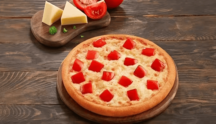 Tomato cheese pizza