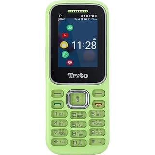 Tryto T1 310Pro (Dual Sim, 4.57 Cm (1.8 Inch) Display, 1000 Mah Battery, Green)