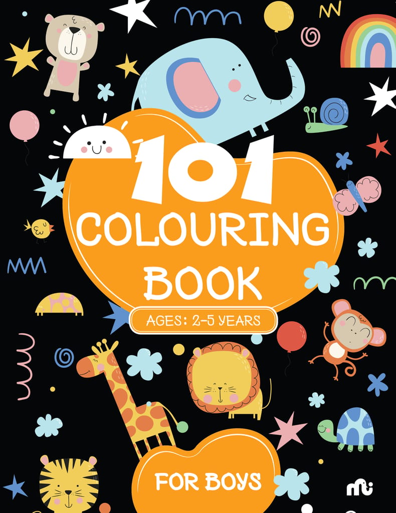 101 Colouring Book for Boys