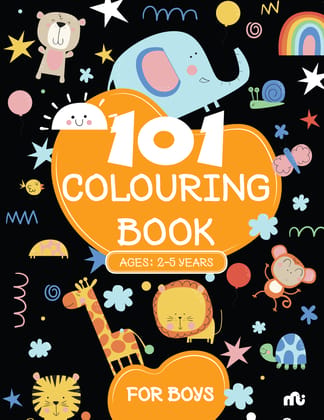 101 Colouring Book for Boys