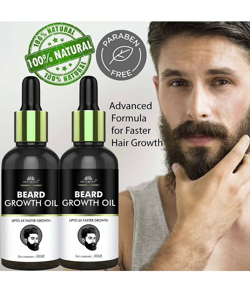 Intimify Beard Growth Oil Hair Serum 30 mL Pack of 2