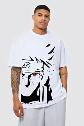 "Naruto" Oversized Premium Cotton T shirt-S