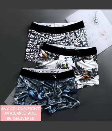 Cavenders Pack of 3 Nylon Trunks For Men's ( Multicolor )