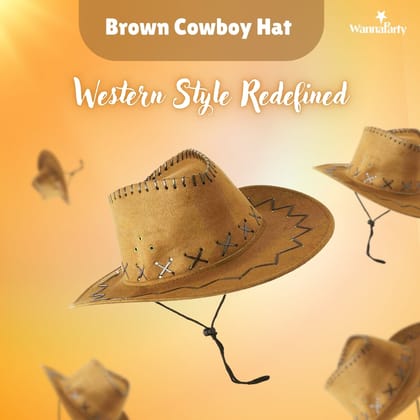 Brown Cowboy Hat