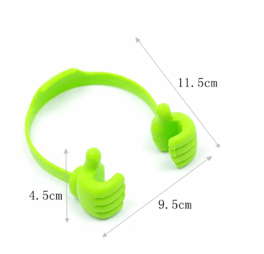 4 Pc Hand Shape Mobile Stand used in all kinds of places including household and offices as a mobile supporting stand. (Random color) 4 Pc Hand Shape Mobile Stand used in all kinds of places including household and offices as a mobile supporting stand. (Random color)