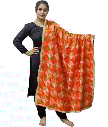 Sahej Suits & Phulkari Orange Chiffon Dupatta