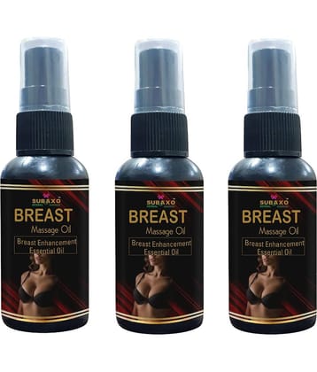 Subaxo Ayurvedic Body Massage Oil Size Increase,Shaping,Firming Shaping & Firming Oil 50 mL Pack of 3