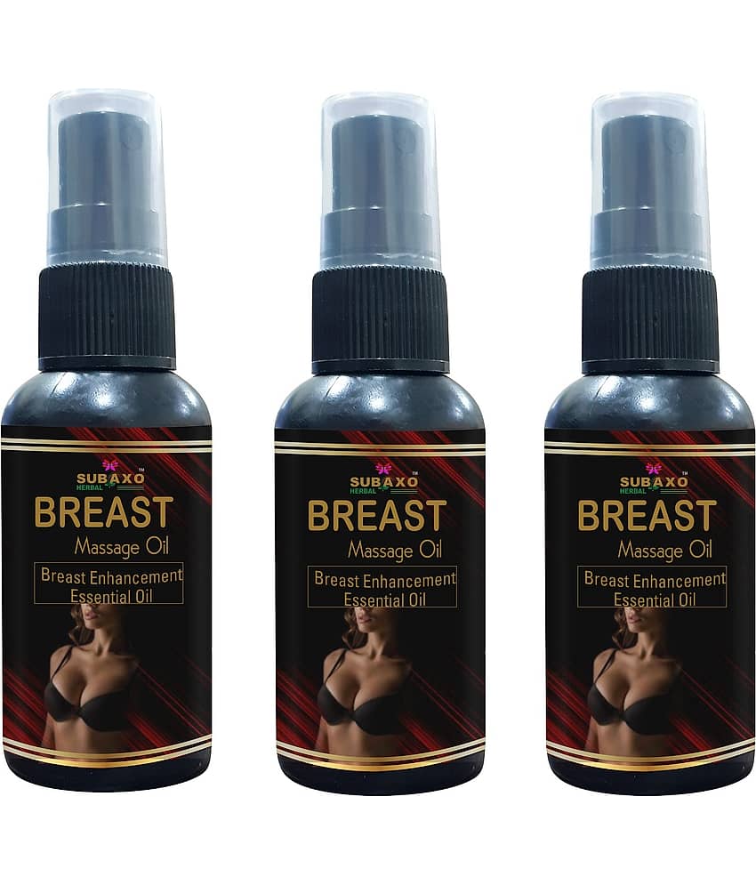 Subaxo Ayurvedic Body Massage Oil Size Increase,Shaping,Firming Shaping & Firming Oil 50 mL Pack of 3