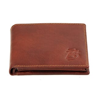 Blackburn Black Single fold Pure Leather Wallet For Men