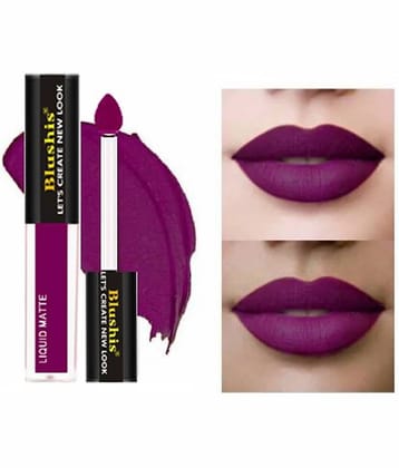 BLUSHIS Long Wear Purple Mini Matte Lipstick