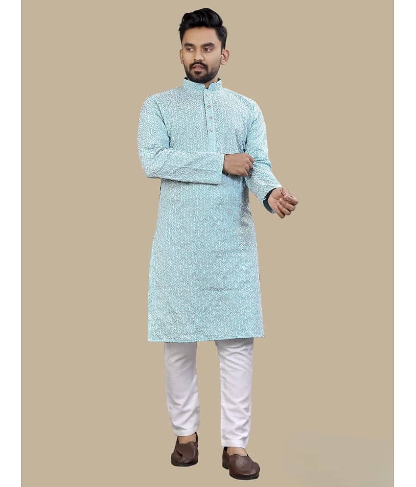 YUG ART Rose Gold Silk Regular Fit Men's Kurta Pyjama Set ( Pack of 1 )